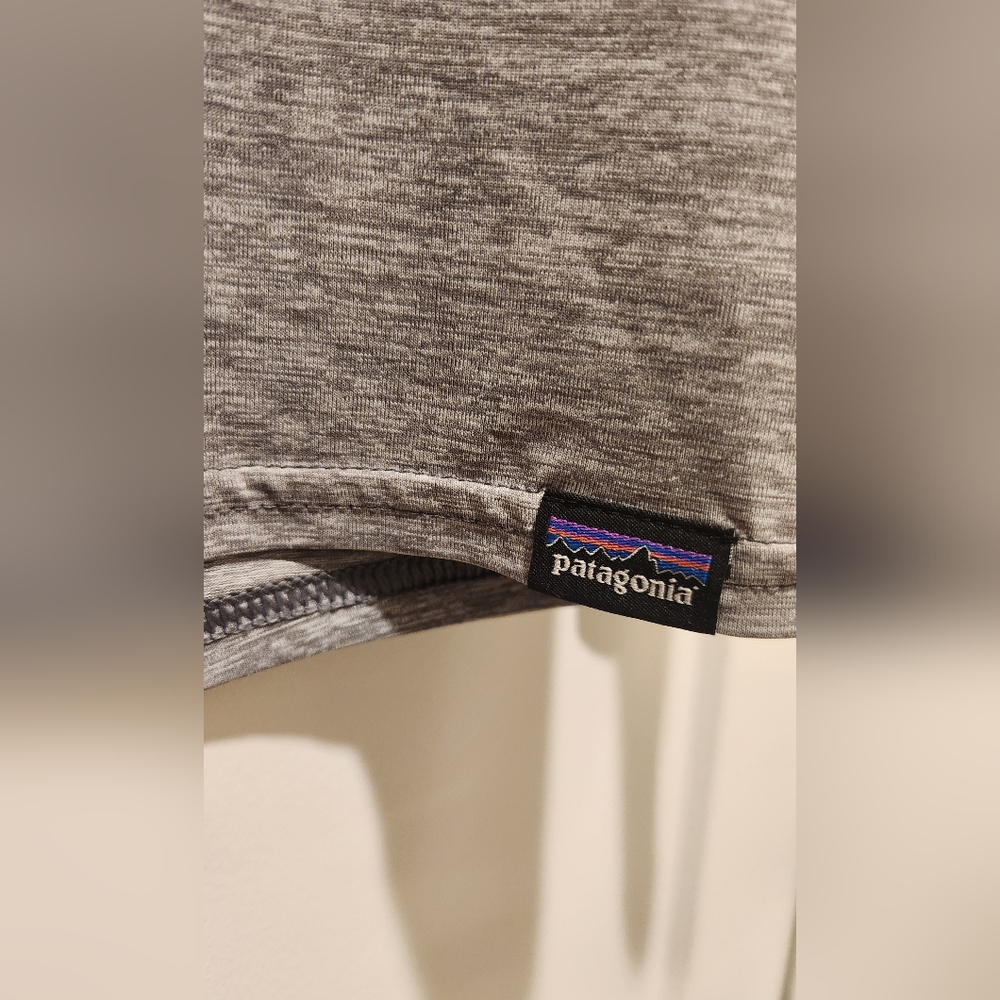 Patagonia Gray Long Sleeve Capilene Cool Daily Shirt Women's Medium - Picture 3 of 5